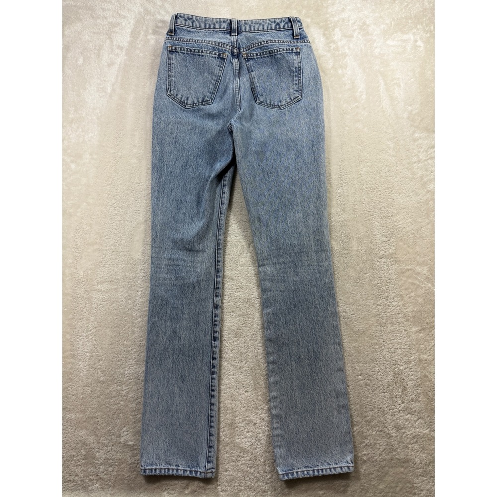 Khaite Womens Daria Slim Fit Straight Leg Blue Jeans 26 Meas: 25x31.5 - Picture 2 of 5